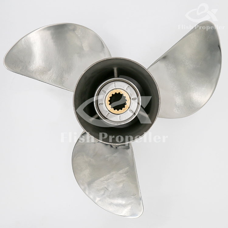DF90 115 DF140 Stainless Steel Outboard Propeller for Suzuki