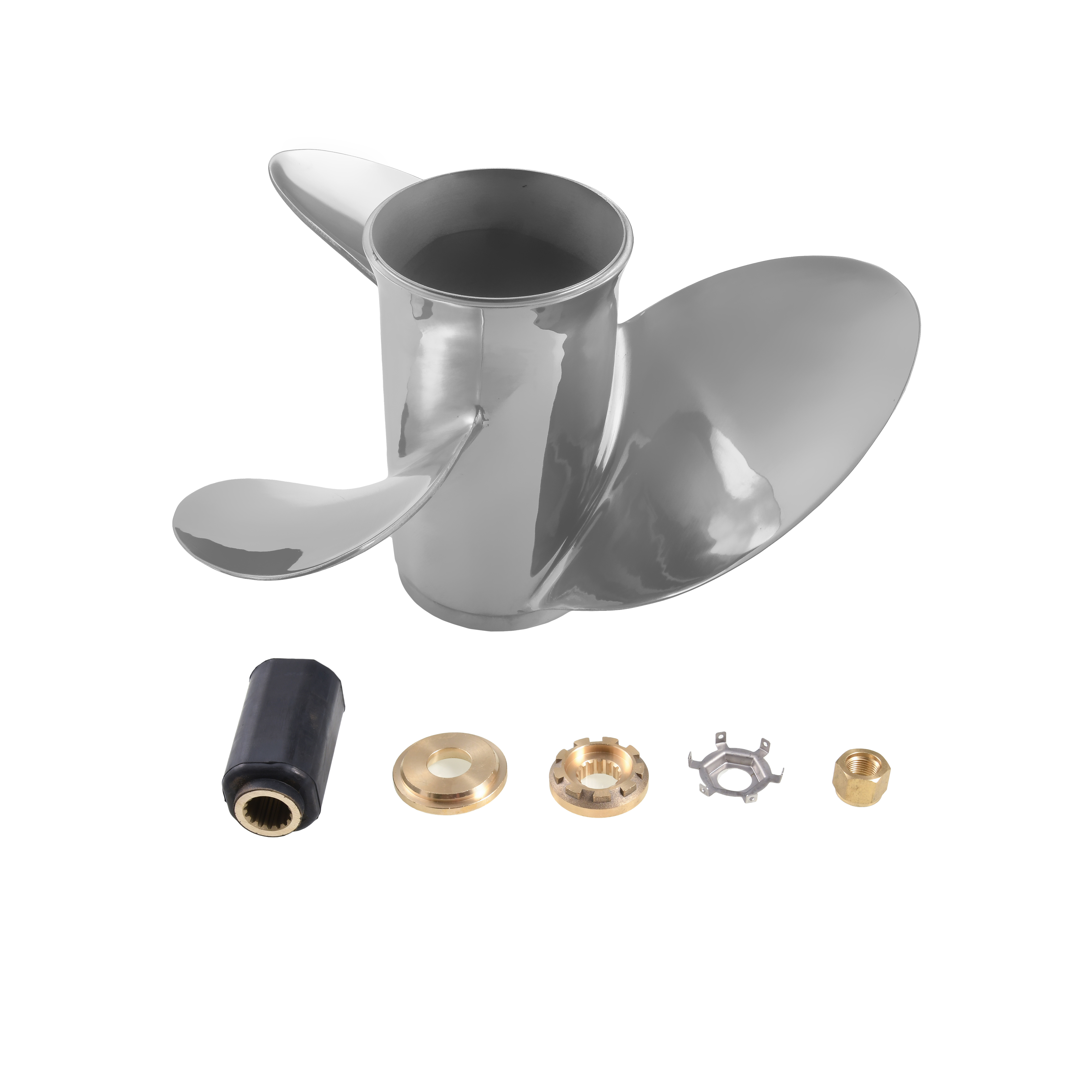 Interchangeable 90CT-400 Stainless Steel Outboard Propeller for Mercury
