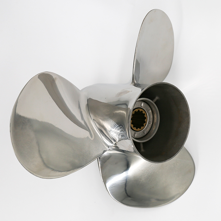 25-60HP Stainless Steel 12 X 14 Outboard Propeller for Yamaha 3 Blades RH