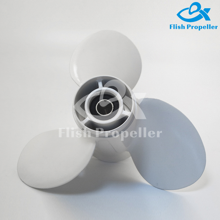 9.9-15 HP Aluminum Outboard Propeller for Yamaha 63V-45945-10-EL 8 Teeth RH