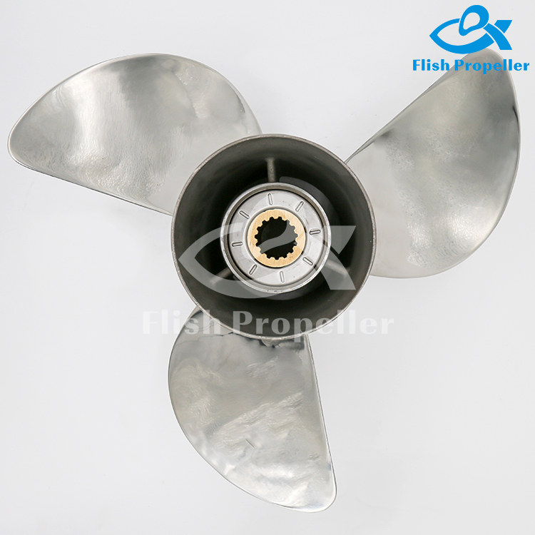 50-130HP Stainless Steel 13 7/8 X 21 Outboard Propeller for Yamaha
