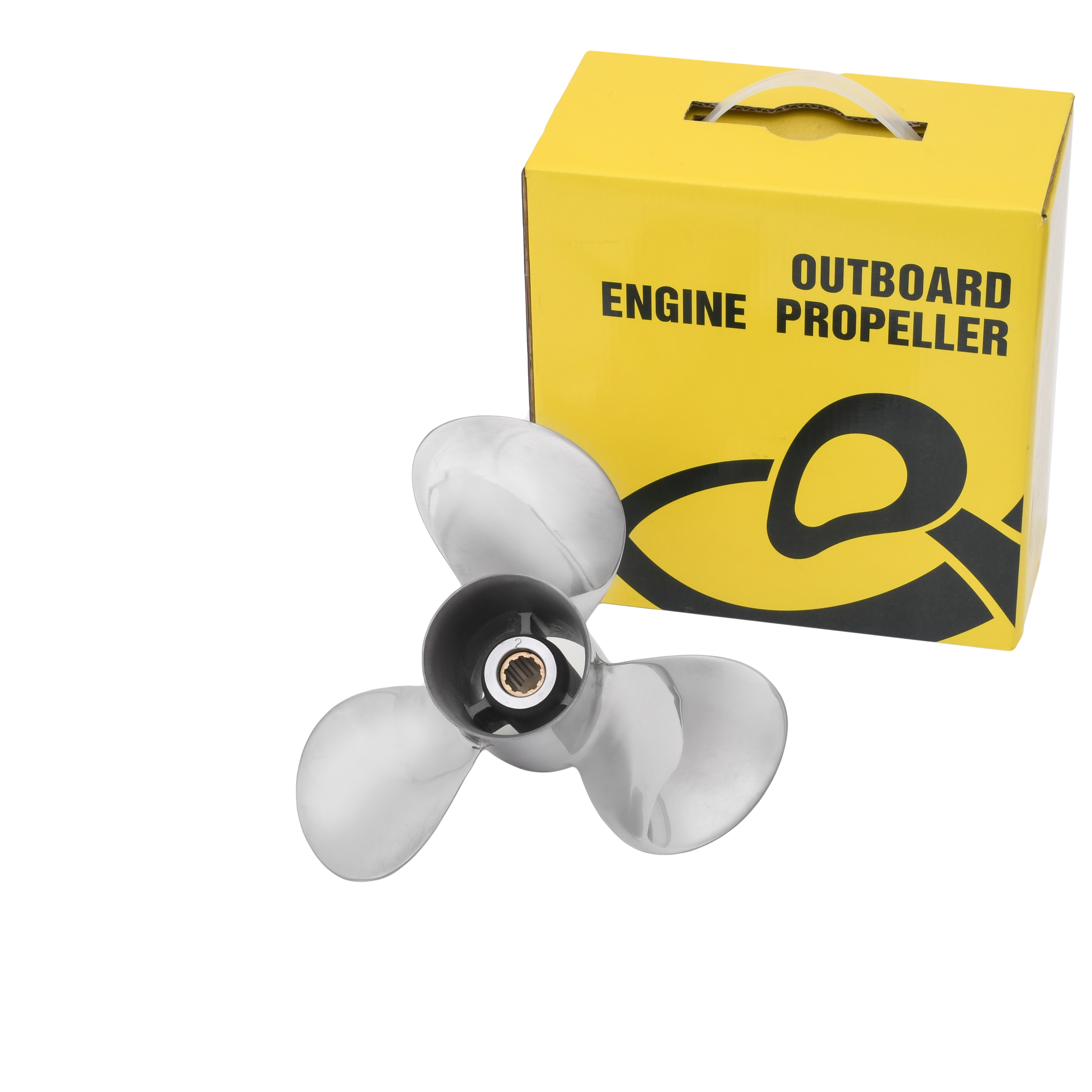 20-30HP Stainless Steel 9 7/8 × 12 Outboard Propeller for YAMAHA RH